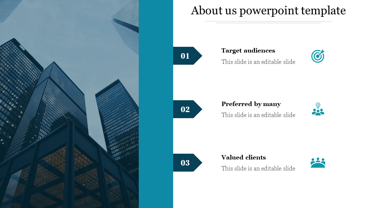 Magnificent  About Us PowerPoint Template Presentation